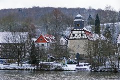 Winterliche Fulda und Spiekershausen